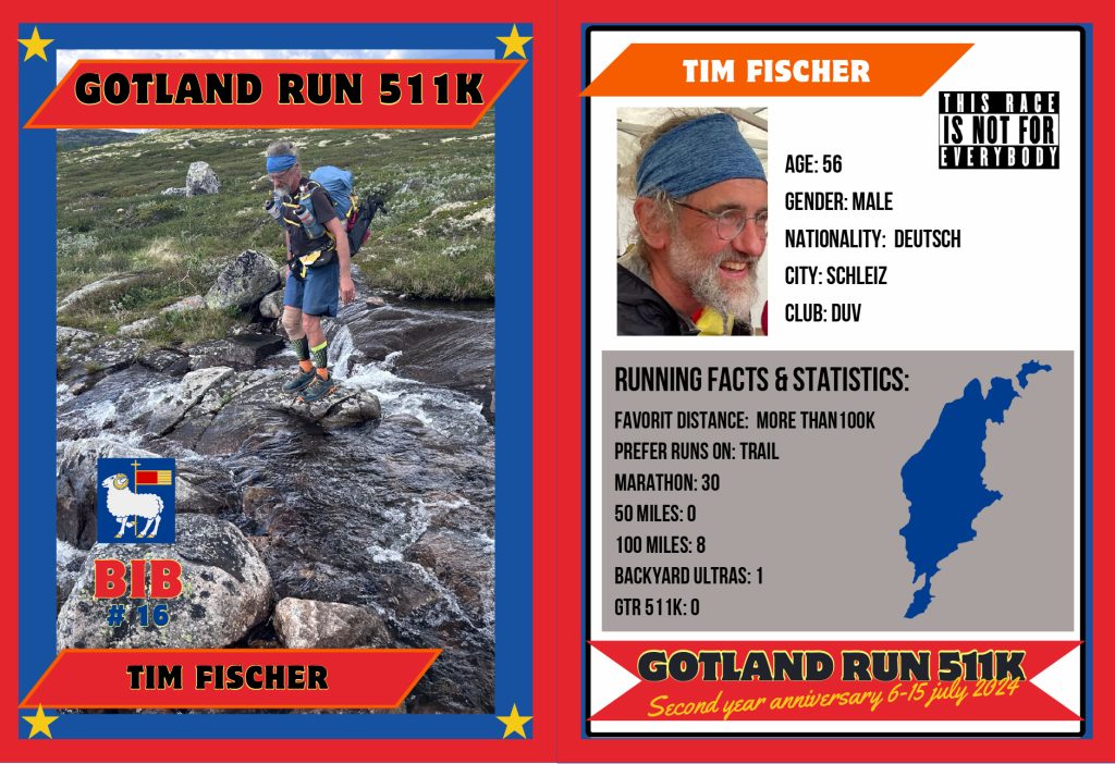 TIM FISCHER Ultra runner